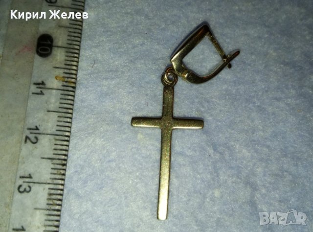 СТИЛНА СРЕБЪРНА АРТ ОБЕЦА СРЕБРО 925 със СРЕБЪРНО КРЪСТЧЕ 39970, снимка 9 - Обеци - 42426456