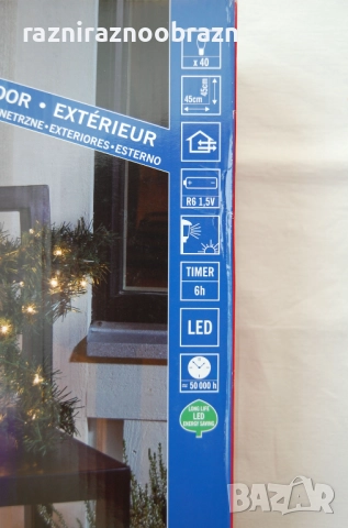 Коледна звезда от борови клонки и ЛЕД светлини , снимка 8 - Други - 52673168