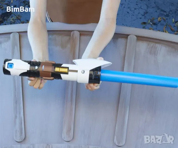 Лазерен удължаващ се меч Star Wars на Оби Уан Кеноби / Lightsaber Forge Obi-Wan Kenobi  / Hasbro, снимка 7 - Други - 48765766