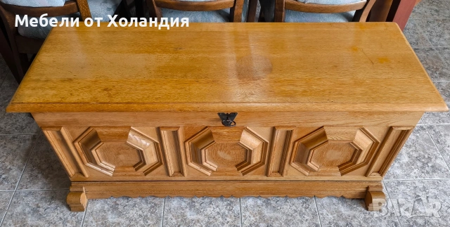 Дъбов нисък шкаф, снимка 6 - Шкафове - 53595019