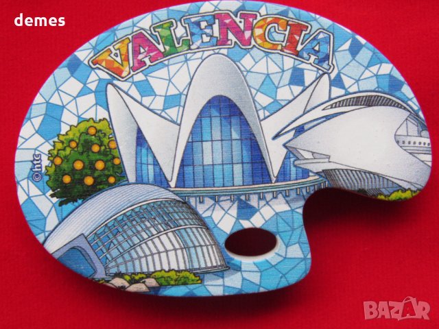 Автентичен 3D магнит от Валенсия, Испания