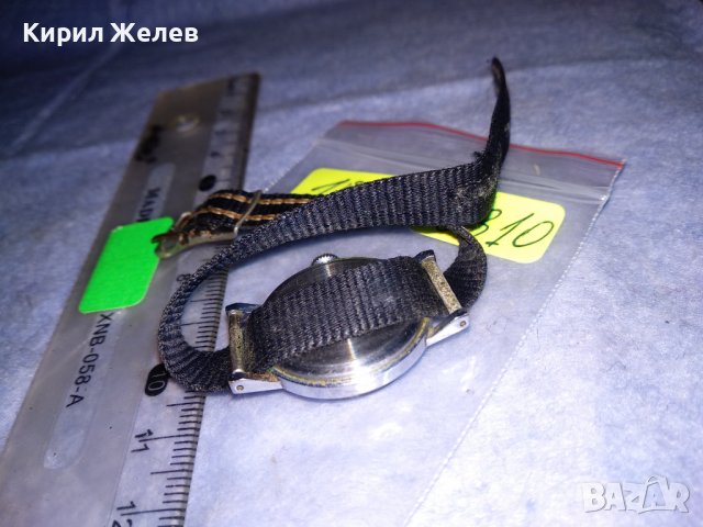 ЗАРЯ 21 КАМЪКА СДЕЛАНО в СССР Стар РУСКИ РЯДЪК МЕХАНИЧЕН ДАМСКИ ЧАСОВНИК с КАИШКА РИМСКИ ЦИФРИ 35310, снимка 7 - Антикварни и старинни предмети - 39887513