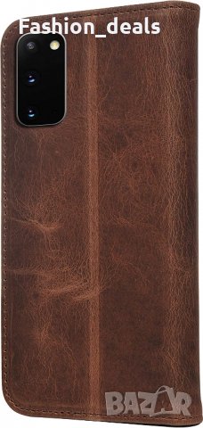 Нов луксовен калъф кейс портфейл от естествена кожа за телефон Samsung Galaxy A52 Самсунг, снимка 2 - Калъфи, кейсове - 39665454