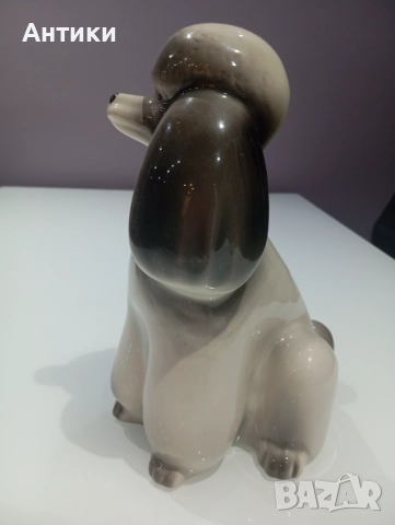Порцеланов Голям Пудел Маркиран , снимка 9 - Статуетки - 52497183