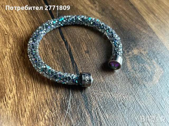 Гривна с камъни - Swarowski, снимка 2 - Гривни - 51483950