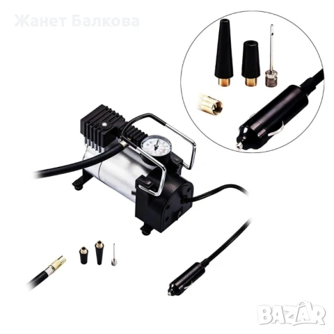 Компресор за въздух с метален корпус и 150 вата мощност, 1 цол/ 2 цола, снимка 2 - Друга електроника - 50707594