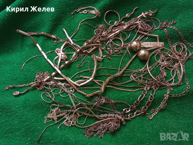 100 грама сребърни накити за поправка за части за реставрация или материал 51431, снимка 4 - Бижутерийни комплекти - 51952157