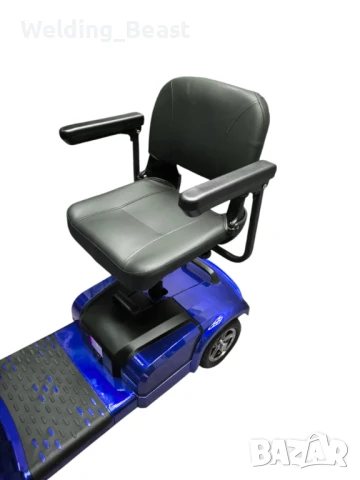 Четириколка за инвалиди на електричество BL3 500W - BLUE, снимка 5 - Инвалидни скутери - 51284284