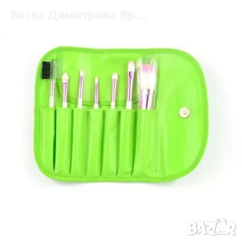 Сладък мини комплект от 7 четки за грим в чантичка HZS79, снимка 16 - Козметика за лице - 47729520