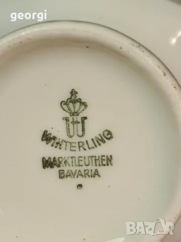 две немски порцеланови чаши със златен кант 19/5, снимка 8 - Чаши - 49267332