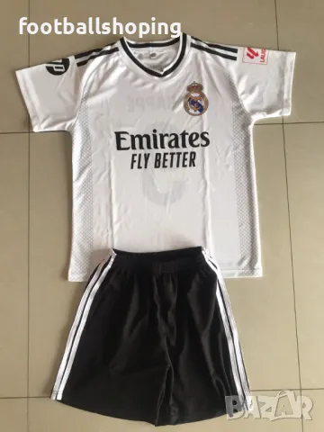 Комплект дълъг с къс екип Реал М. и Мбапе 10 2025 БГ производство, снимка 5 - Детски комплекти - 47690948