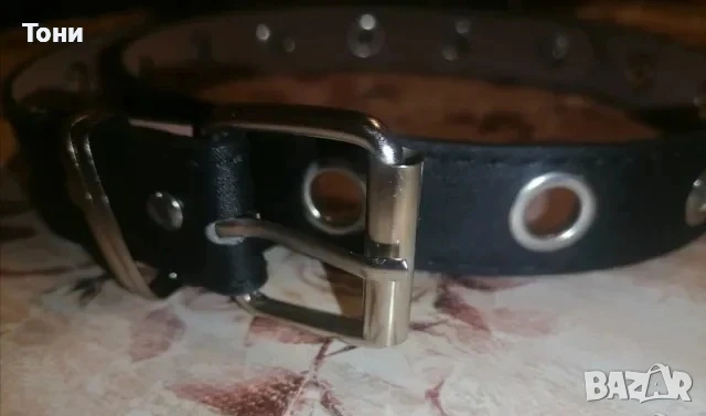 Нов Дамски Стилен Кожен Колан 110см. , снимка 2 - Колани - 53729685