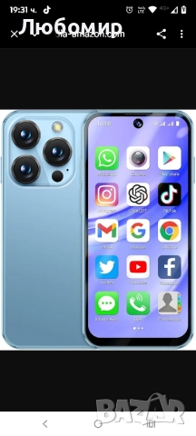 Мини телефон за деца/студенти, 3-инчов дисплей, най-малкият телефон, Face ID/двойна камера 