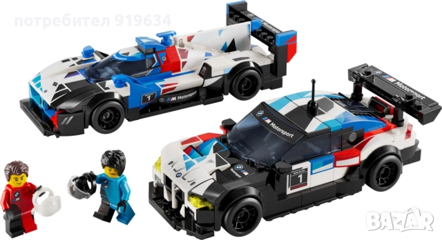 LEGO Speed Champions Състезателни коли BMW M4 GT3 и BMW M Hybrid V8, снимка 4 - Коли, камиони, мотори, писти - 52969258