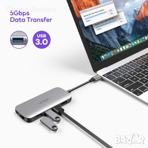 VAVA 9-в-1 USB-C хъб, снимка 5 - Друга електроника - 41879696