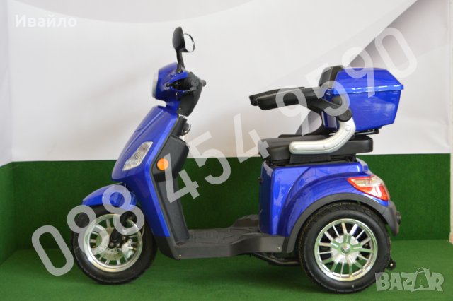 Електрическа триколка B1 – 1500W, снимка 5 - Инвалидни колички - 35567869