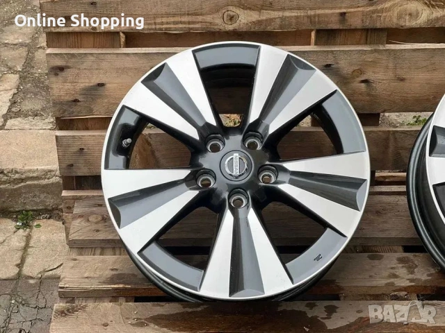 5х114.3 Джанти 17 цола Nissan Leaf Pulsar X-Trail 5x114.3 Dacia Renault, снимка 4 - Гуми и джанти - 53073664