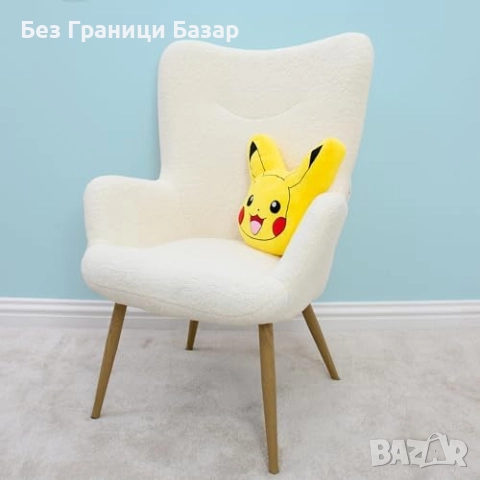 Новa Официална Pokémon възглавница Пикачу – мека и пухкава декоративна, снимка 3 - Възглавници - 51996222