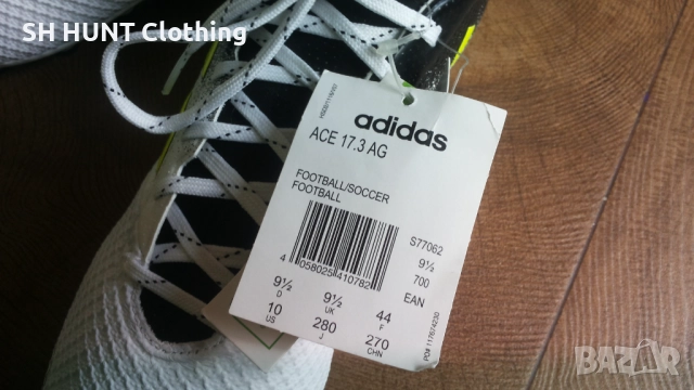 Adidas Ace 17.3 AG Football Boots Размер EUR 43 бутонки 10-14-S, снимка 10 - Футбол - 52227779