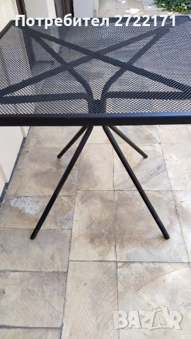 Трапезна маса с 4 броя столове, снимка 4 - Градински мебели, декорация  - 52996903