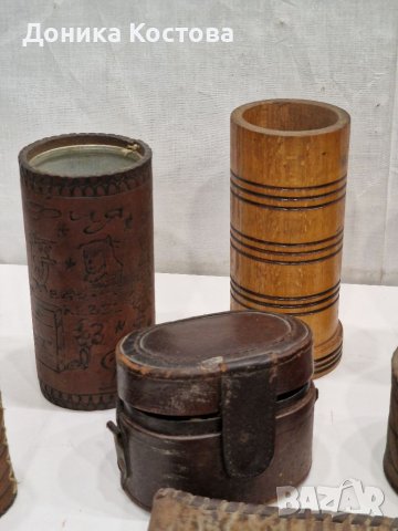 Лот кожени и дървени сувенири, снимка 6 - Антикварни и старинни предмети - 41652834