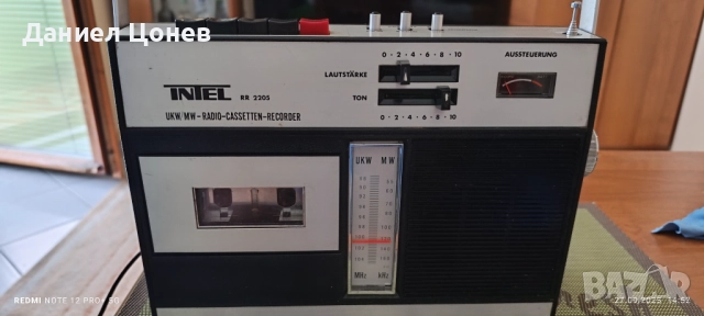 Радио касетофон INTEL модел RR 2205, снимка 7 - Аудиосистеми - 51857031