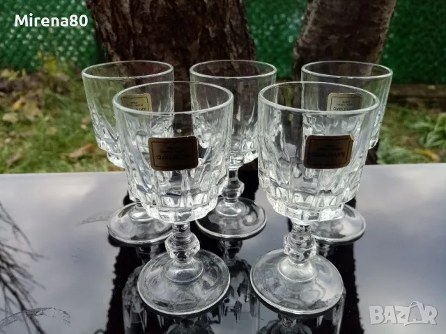 * LUMINARC * - France -  чашки за ликьор 5 бр. нови !