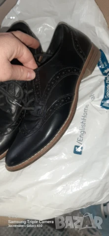 Черни дамски обувки 37 номер, снимка 4 - Дамски ежедневни обувки - 50771477