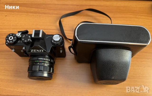 Продавам фотоапарат ZENIT 11 с обектив NELIOS - 44M - 4 и оригинален калъф., снимка 2 - Фотоапарати - 50458388