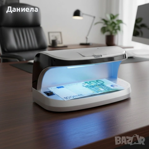Детектор за фалшиви банкноти – преносим UV детектор с магнитен сензор и вградена батерия, снимка 5 - Друга електроника - 53074771