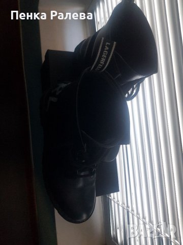 Боти karl Lagerfeld , снимка 5 - Дамски боти - 40176010