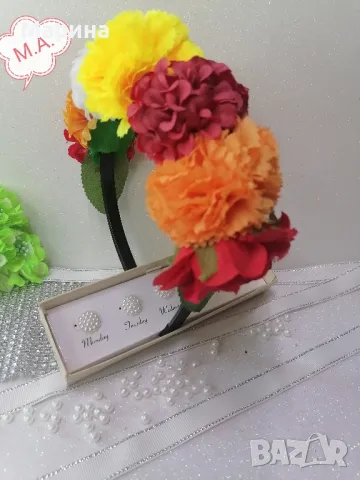 Китка за глава , вариант 20, снимка 3 - Аксесоари за коса - 49815877