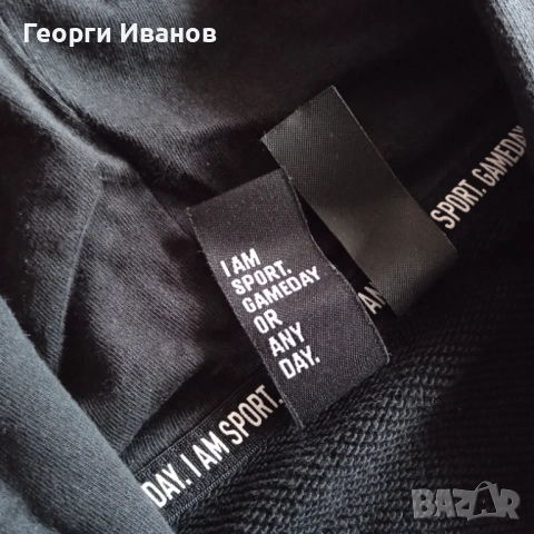 ADIDAS L/XL 100% ОРИГИНАЛЕН черен суичър худи анорак горница Адидас, снимка 5 - Суичъри - 53189906