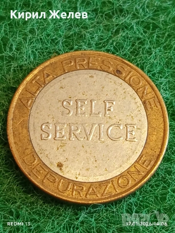 Три броя стари жетона токен ИТАЛИЯ за КОЛЕКЦИЯ ДЕКОРАЦИЯ 53154, снимка 4 - Колекции - 53131426