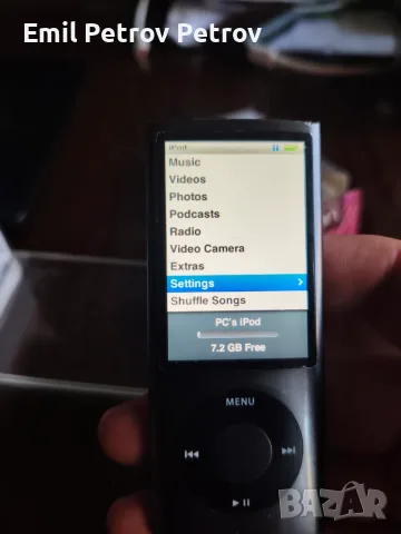 ⭐⭐⭐ Apple iPod nano 5th Generation (8GB, Model A1320) – Черен / Slate, снимка 2 - iPod - 56339493