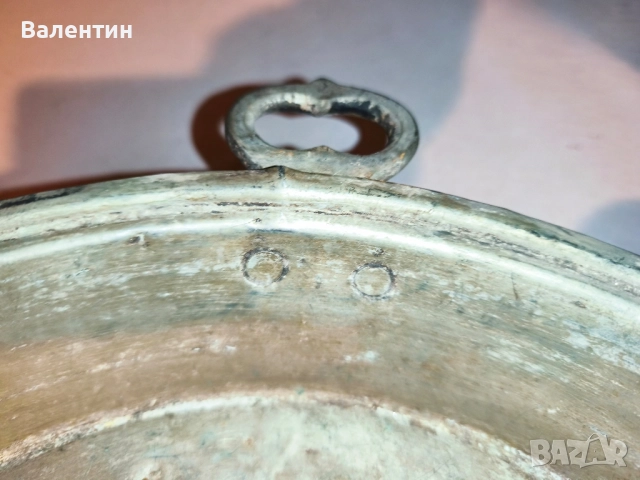 Бакърена тава с НАДПИС, снимка 16 - Антикварни и старинни предмети - 52540064