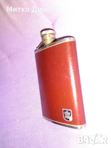 Павур флашка 6 юза-1 юз е около 30млл-облицовка естествена кожа, снимка 4 - Екипировка - 51080226