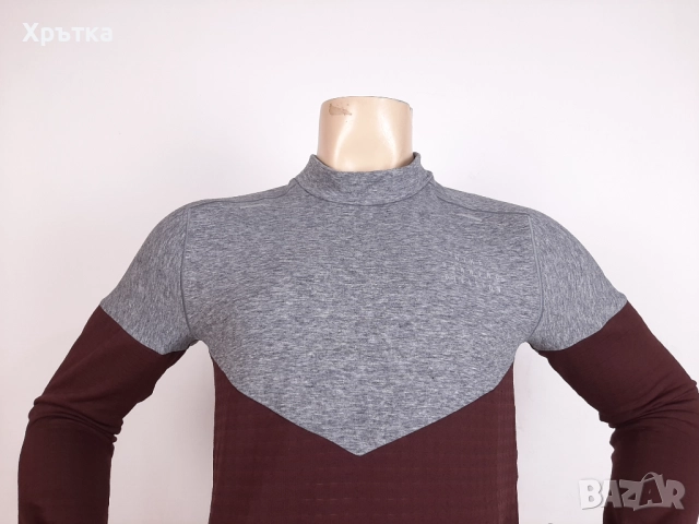 Nike Sphere Run Division - Оригинална мъжка блуза с вълна р-р S, снимка 8 - Блузи - 52309109