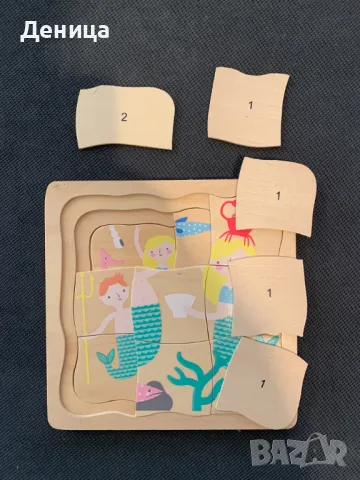 Комплект пъзели: Дървен на 3 нива плюс 2 броя пъзели "Toy Story", снимка 6 - Игри и пъзели - 49356737