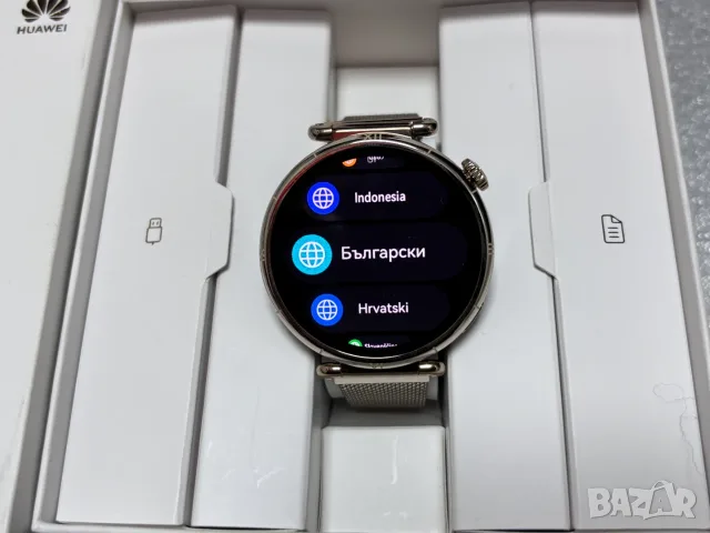 НОВ! С ГАРАНЦИЯ! Смарт часовник HUAWEI WATCH GT 6 Gold KSU-B19M Gold Milanase Strap 41 MM, GPS, снимка 4 - Смарт часовници - 56067438