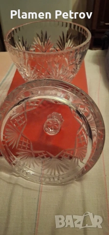 Кристална бонбониера/ръчна изработка/, снимка 12 - Декорация за дома - 40530856