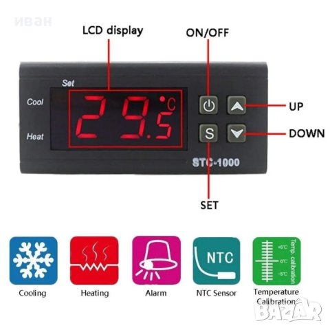 Термостат stc-1000, снимка 2 - Ремонти на хладилници - 41495021