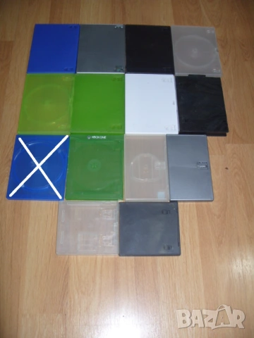 Празни кутии за игри за Playstation, Xbox , Nintendo, Sega, PC - 2лв брой