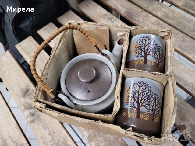  Китайски Комплект за чай- чайник + 4 бр.чашки в кутия, снимка 5 - Чаши - 39375147