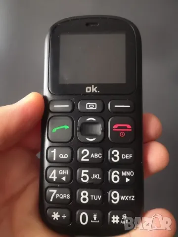 Телефон за възрастни, с големи копчета , две сим карти