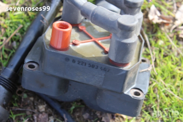 Бобина с 3 кабела 0221503407 Фиат Пунто 2 2001 1.2i 60 Fiat Punto 2  2/3врати, снимка 6 - Части - 53194169