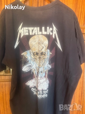 Тениска Metallica Official merchandise 2XL, снимка 2 - Тениски - 52121957