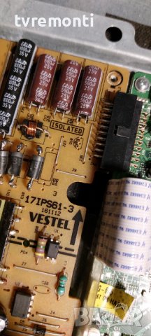 POWER BOARD 17IPS61-3 ,161112,, for 24 inc DISPLAY 20 пинова букса, снимка 2 - Части и Платки - 39331940