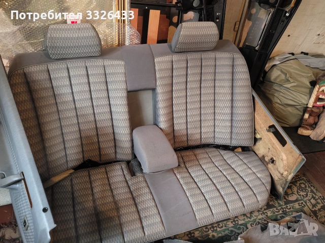 Перфектен сив салон от Мерцедес 190 , снимка 7 - Автомобили и джипове - 53189364