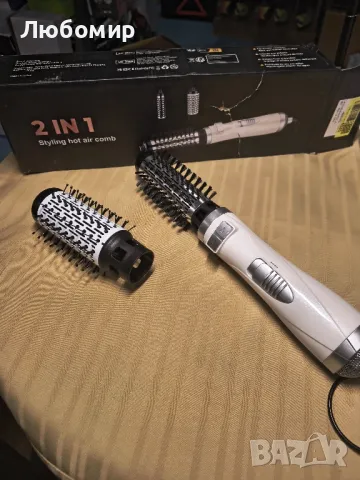 Четка за сешоар 2 в 1 с 2 Hot Hair Styler 38Mm / 50Mm MogaWave Въртяща сешоар четка с горещ

5бр, снимка 7 - Сешоари - 49439042